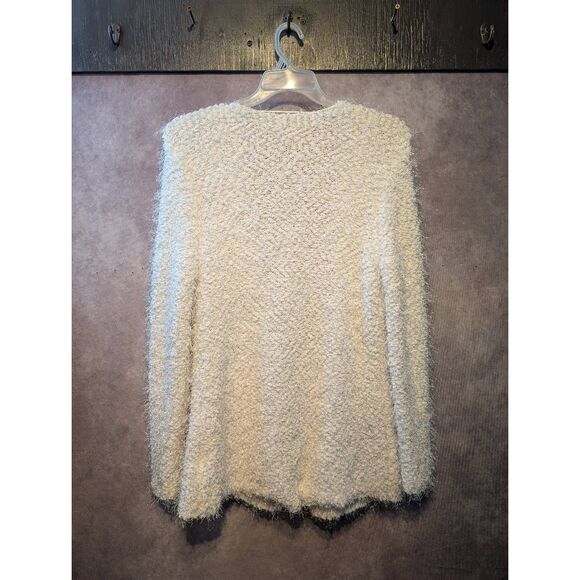 Jaclyn Smith furry soft cardigan large - Picture 3 of 4